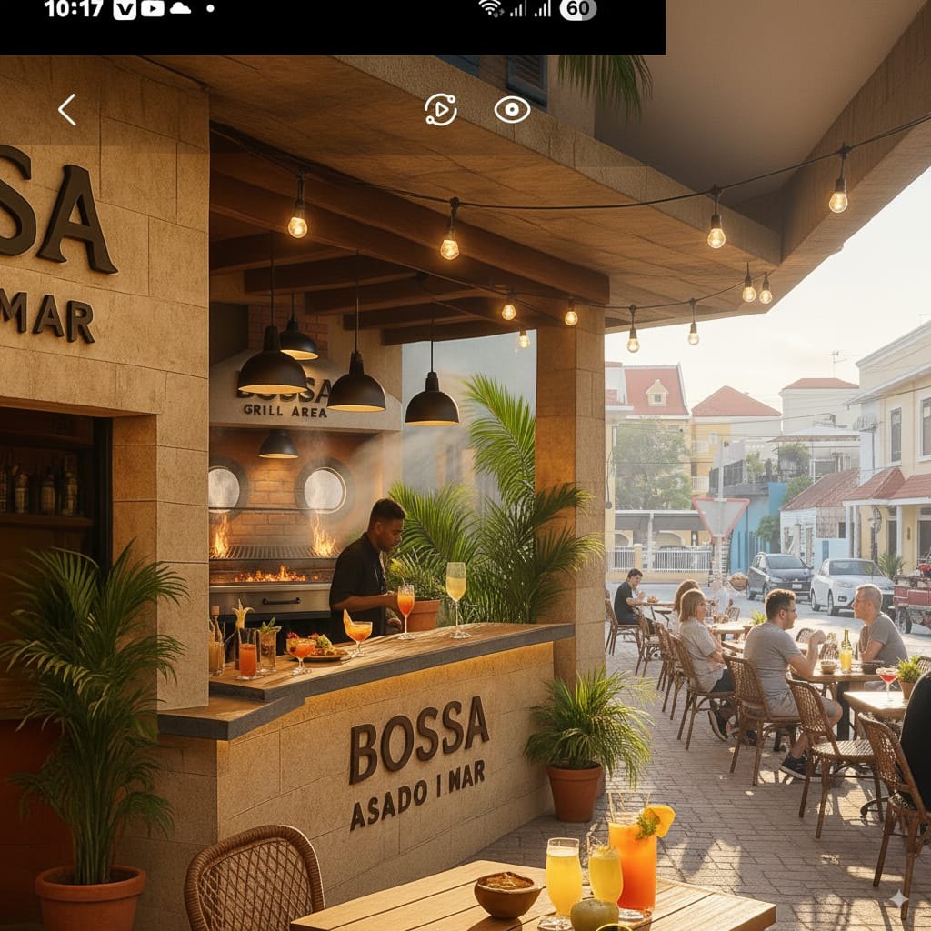 BOSSA rooftop lounge visual direction